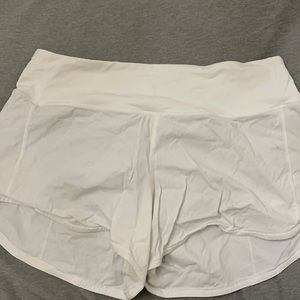 Lululemon white shorts